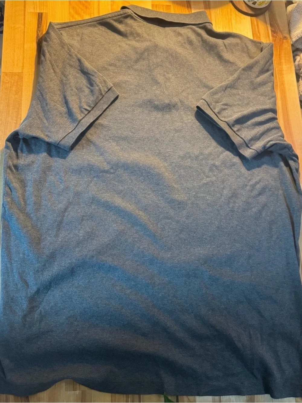 Polo by Ralph Lauren Men’s L Gray Cotton Polo Shirt Minimalist Y2K